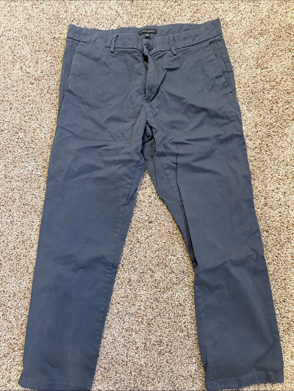 Banana Republic Men's Dark Navy Chinos